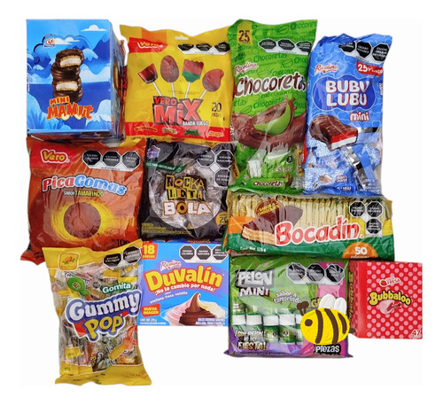 Paquete De Dulces Para Armar 10 Bolos Ó Aguinaldos