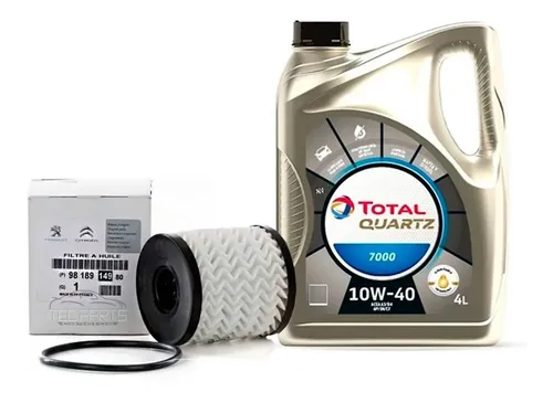 Filtro  + Aceite Total Quartz 7000 X 4 L Citroen C4 2.0 16v