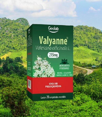 Suplemento Alimentar Valyanne 215mg C/20 Comp Geolab