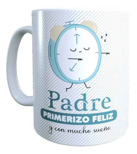 Taza Personalizada Día Papá Con Foto, Padre Primerizo Feliz