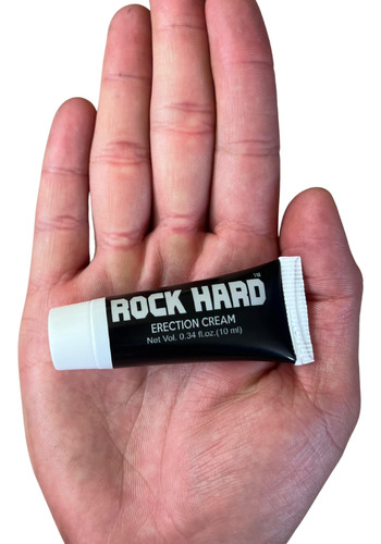 5 Piezas Lubricante Rock Hard Erection 10ml Crema Masculina Sin Sabor