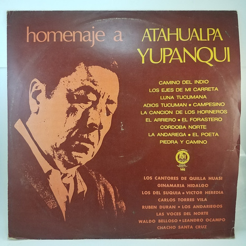 Atahualpa Yupanqui - Homenaje A Artistas Varios  Vinilo Lp