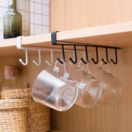 Ganchera Para Estante O Mueble De Utensilios Tazas 86035