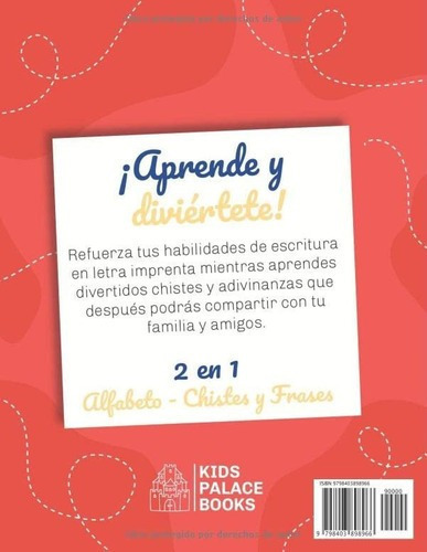 Cuaderno De Practica De Caligrafia En Letra Imprent, De Pérez, Ruth. Editorial Independently Published En Español