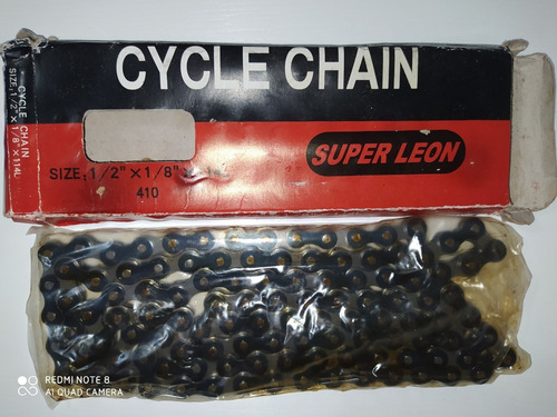 Imagen 2 de 3 de Cadena Para Bicicleta 1/2 X 1/8 X 114l Para 6 Velocidades