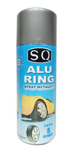 Alu Ring Sq Spray Metálico 440cc Para Rines