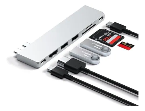 Satechi Adaptador Multipuerto Usb C Hub Pro Slim,