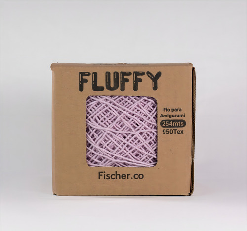 Fio Fluffy 254 Metros - Fischer Fios Cor Lavanda