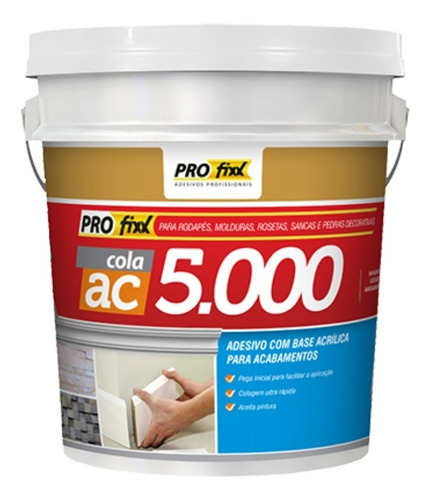 Cola Para Gesso 3d Ac 5000 1kg 