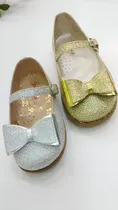 Comprar Zapatos Zapatillas  De Niñas Doradas Y Plateadas