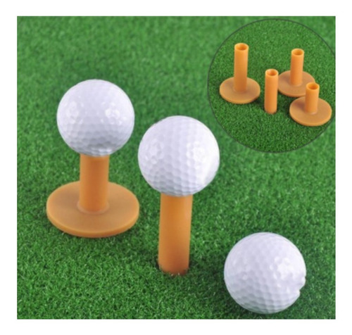 Imagen 3 de 6 de Accesorio Golf Tee De Goma P/ Practica Pack X3 - 57001
