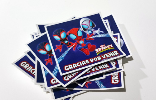 Stickers Spidey Y Sus Sorprendentes Gracias Por Venir X30u