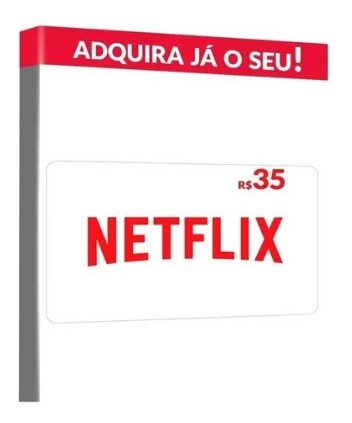 Gift card netflix brasil 50 brl