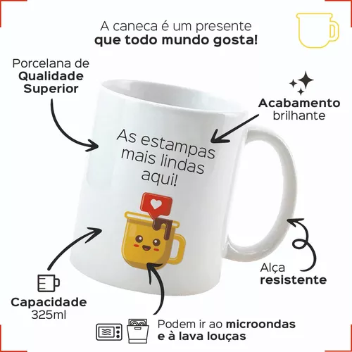 Caneca Xícara Flork Meme Frases Engraçadas/promoção