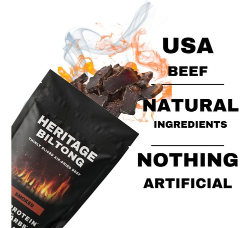 Carne De Res Seca Al Aire Heritage Biltong | Mejor Que Cecin