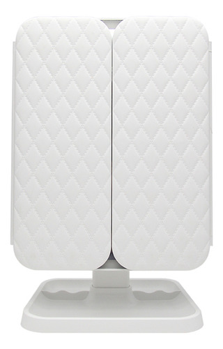 Espejo De Maquillaje Led De Triple Pliegue +2x +3x De Aument
