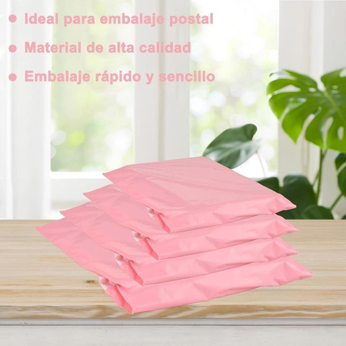 Banna 100 Sobres De Envío Grandes 50×60cm Resistentes Al Desgarro, Ideales Para Ropa, Tiendas Y Regalos Rosa