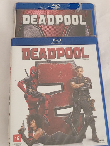 Blu-ray Filme Deadpool 1 E 2 - 2 Filmes