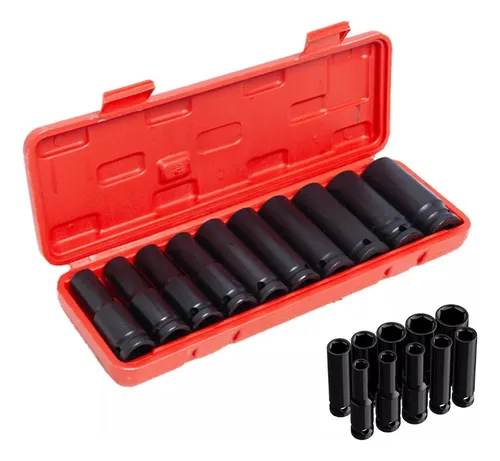 comprar Jogo Soquete De Impacto Longo 1u002F2 Pol 10 Peças 10 À 24mm