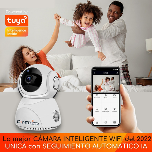 Imagen 2 de 9 de Cámara Vigilancia Wifi Inteligente Full Hd, Auto Tracking Ia