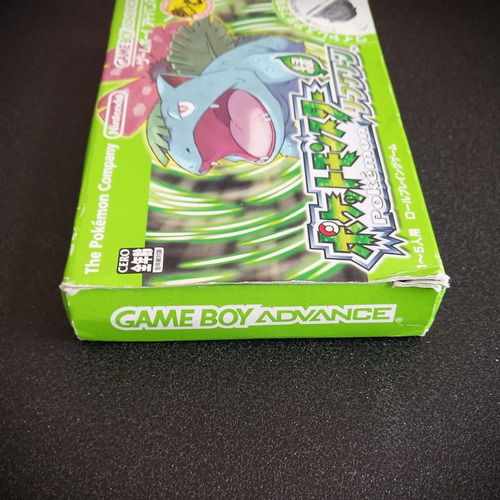 Pokémon Leaf Green (japonês) - Game Boy Advance - Completo (Usado)
