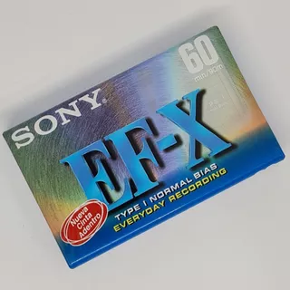 Cassettes Sony Ef-x 60