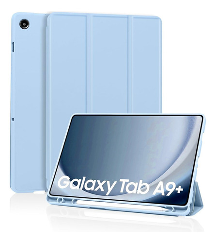 Case Funda Estuche Para Galaxy Tab A9 Plus X210 X216 Celeste
