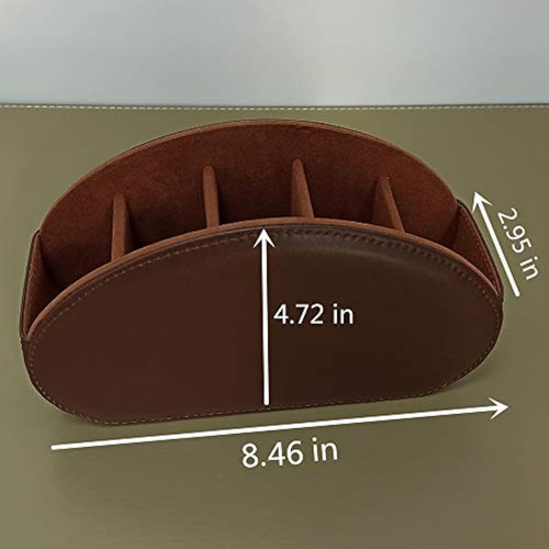 Soporte De Cuero Para Control Remoto De Color Marron