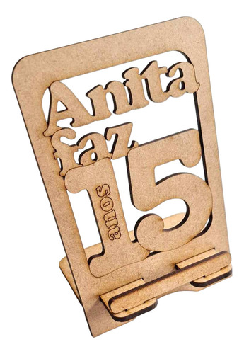 30 Porta Celular Personalizado Para Brinde Mdf Cru