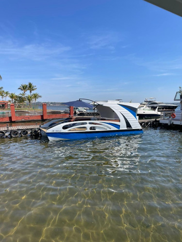 Barco Catamarã Em Fibra Completo!