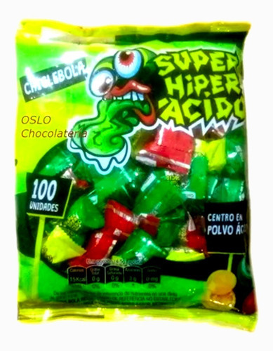 Super Hiper Acido Chicles X100