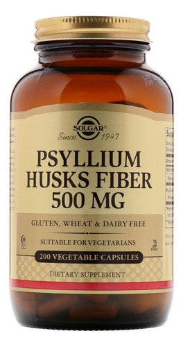 Solgar Fibra Psyllium Husks 500mg 200caps Veg