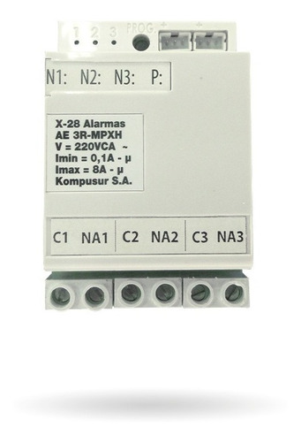Actuador Eléctrico Alarma X-28 Ae3r Mpxh 3 Relé