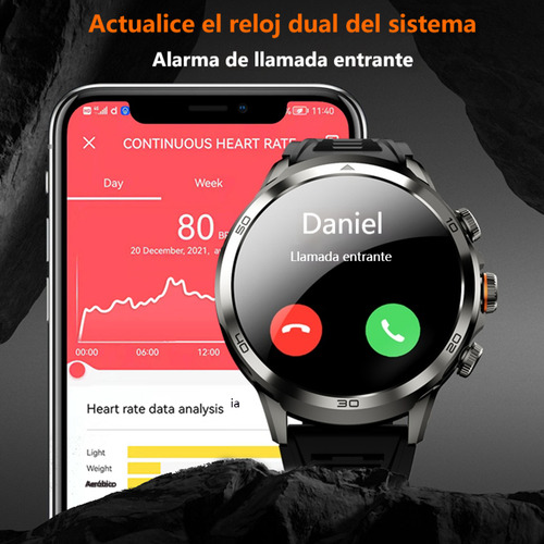 Gps Smartwatch Hombre Videollamada Contestar/hacer Llamada M