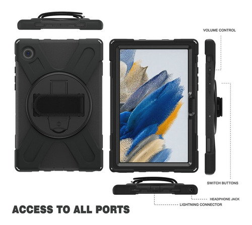 Case Funda Protect Samsung Galaxy Tab A8 Sm-x200 - 26.7cm 10