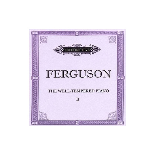 Ferguson Steve Well Tempered Piano 2 Usa Import Cd Nuevo