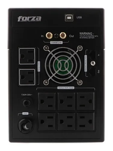 Ups Forza Fx-1500lcd 1500va/840w 120v 8 Tomas