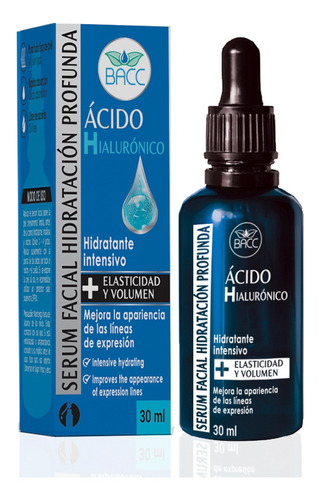 Bacc Serum Ácido Hialurónico Hidratación Profunda 30ml