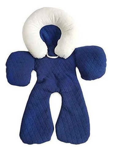 Apoio De Corpo Reversível Azul Marinho Zip Toys