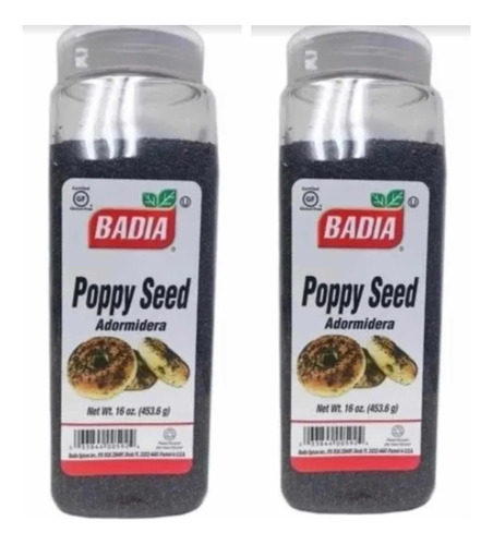 Poppy Seeds Adormidera 2 Pack Empaque Original 453.6 Gr C/u