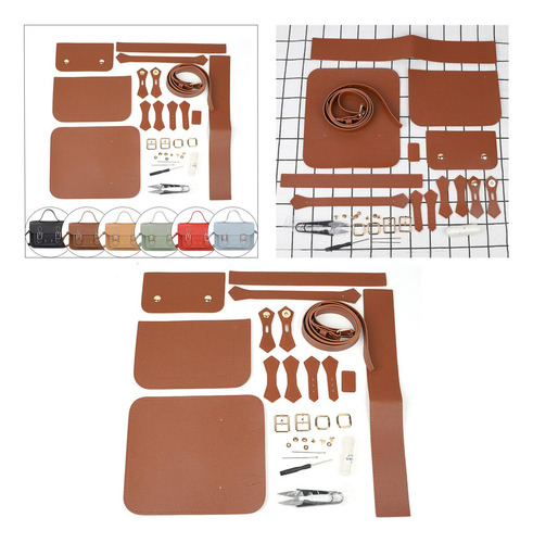 Kit Para Hacer Bolsos De Piel Hechos A Mano Para Marrón