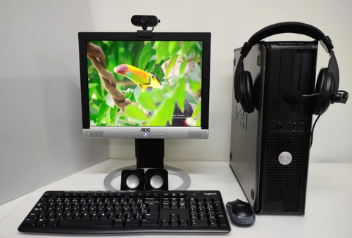 Monitor De 19 Polegadas, Cpu Core 2 Duo E Teclado E Mouse (Usado)