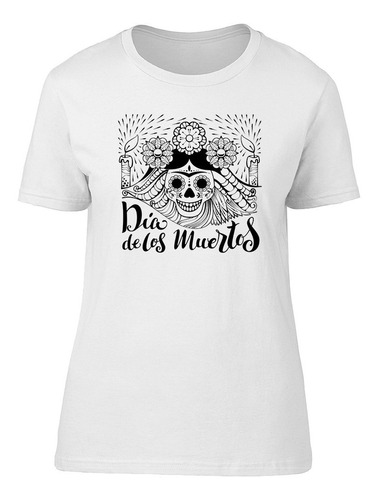 Playera Día De Muertos Dibujo De Calavera