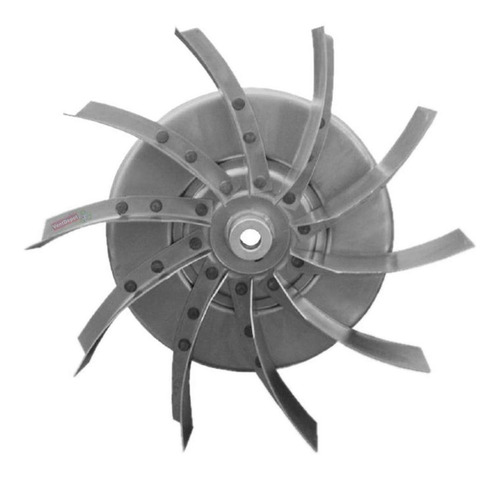 Aspas Hierro Enfriamiento Reemplazo, Mxeyk-002, 12 3/4 Ø, 10 Color Gris
