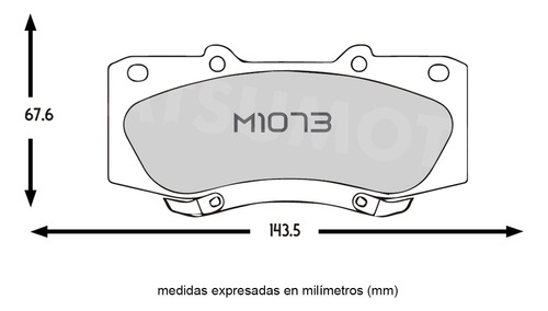 Pastillas De Freno Delantera Hi-wx Kum 2.5 4wd 2008-on