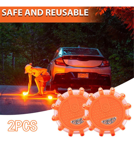 Luces Led De Emergencia Para Carretera, Kit De Antorchas Par