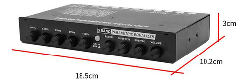 Ecualizador De Audio Para Automóvil, Ecualizador De 5