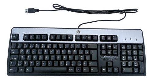 Teclado Para Hp Hewlett-packard Ku-0316 Negro / Plateado Con