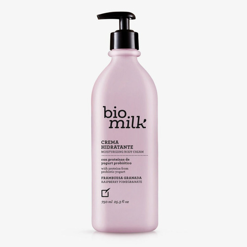 Nueva Crema Bio Milk / Biomilk Yanbal Fresa Frambuesa