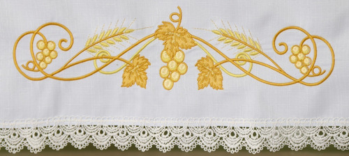 Toalha De Altar Para Igreja Católica 2,50m X 1,50m Cordeiro